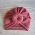 Turban bonnet noeud, buns ou simple en tissu maille gaufré 8 couleurs